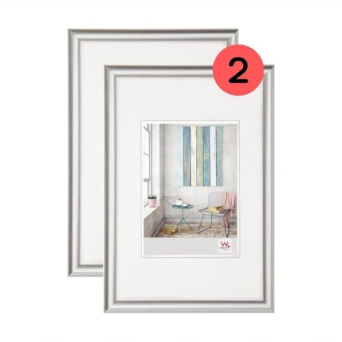 walther design Bilderrahmen silber 40 x 50 cm Doppelpack... - Maison & Cuisine Amazon Allemagne à 22.49€