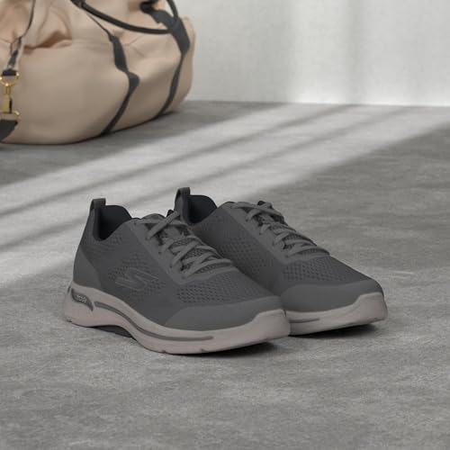 Skechers Go Walk Arch Fit - Idyllic Grey/Navy 10 EE - Wide en promo à 71,04€ (-52%) sur Amazon FR