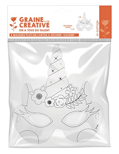 Générique - 6 Masque Plats à décorer en Carton Licorne - Jouets & Jeux Amazon France à 2.15€