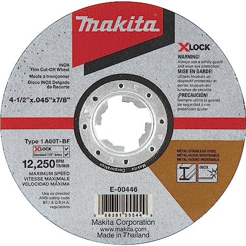 MAKITA E-00387 - Disco corte fino x-lock 115x1,2x22,23 - Bricolage & Outils Amazon Allemagne à 1.51€