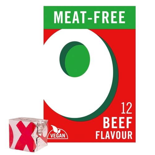OXO 12 Vegan Beef Flavour Stock Cubes – Meat-Free, Bold... - Jardin & Extérieur en promo à 1.31€