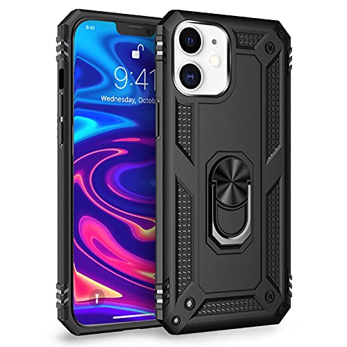 NALIA Panzerhülle für iPhone 12/12 Pro - Ring-Ständer 360°... en promo sur Amazon