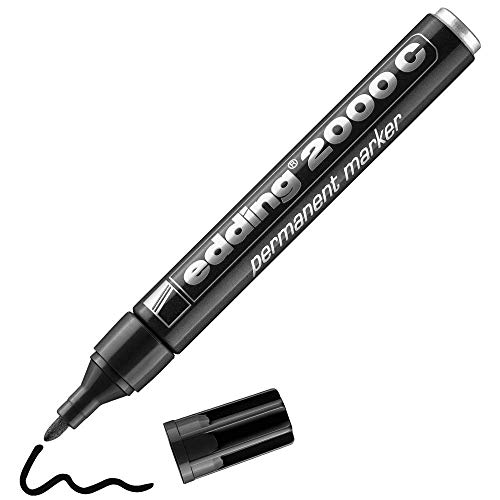 edding 2000 C Marqueur permanent - noir - 1 stylo - pointe... - Deal du jour à 2.49€