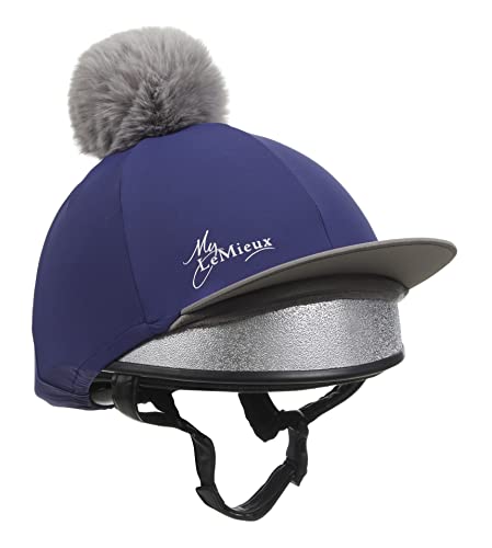 Lemieux Bonnet d'équitation en Soie Bleu Encre avec Tissu... - Sports & Fitness Amazon France à 44.82€