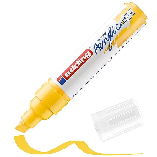 edding 5000 Acrylmarker breit - gelb - 1 Acrylstift... - Maison & Cuisine Amazon Allemagne à 2.43€