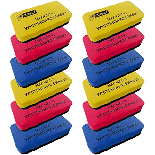 D.RECT Whiteboard Schwamm 12 Stück | EVA Magnetisch... - Sports & Fitness en promo à 5.87€