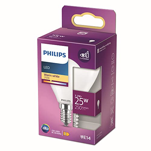 PHILIPS Lámpara LED E14 9290013454A, 25 W, forma de... - Auto & Moto Amazon Espagne à 6.37€
