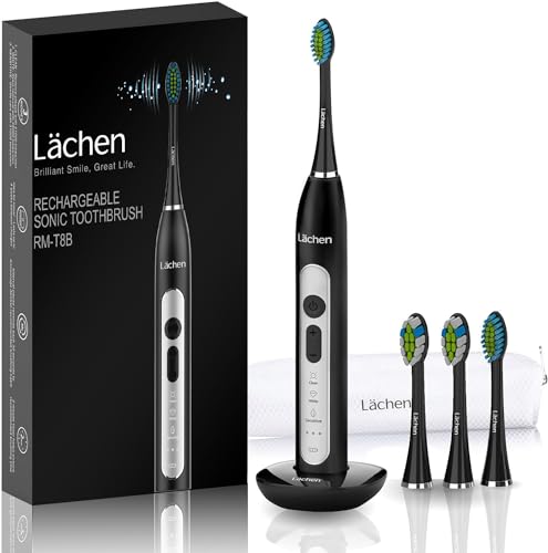 Lächen Sonic - Spazzolino elettrico sonico con 4 testine e... - Beauté & Parfums Amazon Italie à 43.96€