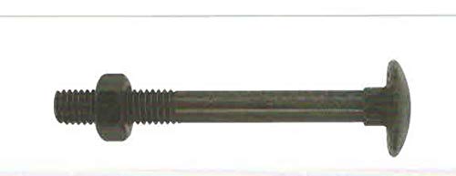 Bullone mm 8 x 90 testa tonda quadro sotto testa nero senza... - Bricolage & Outils en promo à 1.30€