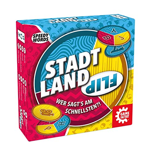 Game Factory - Stadt Land Flip - Jouets & Jeux Amazon Italie à 13.73€
