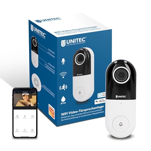 UNITEC Türkamera inkl. Funkgong, 75 x 91 x 170 mm - High-Tech & Électronique Amazon Allemagne à 16.99€