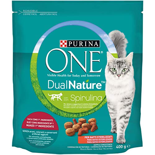 PURINA ONE DualNATURE Croquettes chat stérilisé riche en... - Animalerie Amazon France à 2.99€