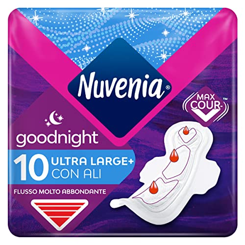 Nuvenia Absorbant ultra nuit avec ailes, surface respirante... - Sports & Fitness Amazon France à 5.19€