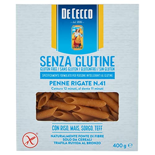 De Cecco senza glutine n.41 penne rigate 400 gr - Épicerie Amazon Italie à 2.90€