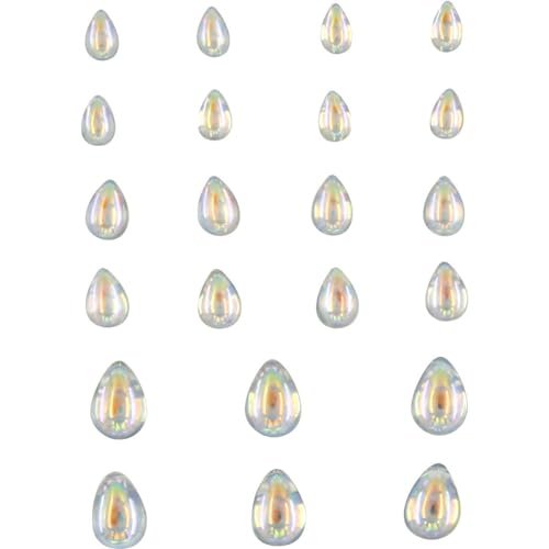 MÉGACRÉA Adesivo olografico a goccia 3D, 22 pezzi - Loisirs Créatifs Amazon Italie à 2.53€