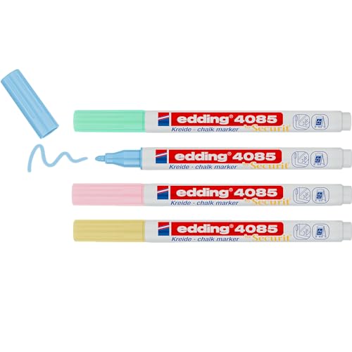 edding 4085 marcador de tiza juego de 4 - surtido (pastel)... - Jouets & Jeux Amazon Espagne à 7.95€