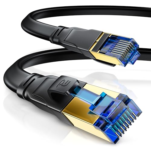 CSL - 10 m CAT 8 Network Cable Flat and Thin, LAN Cable for... - High-Tech & Électronique Amazon Royaume-Uni à 8.94€