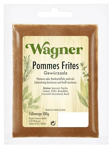 Wagner Gewürze Pommes Frites Gewürzsalz, 100 g - High-Tech & Électronique Amazon Allemagne à 1.60€