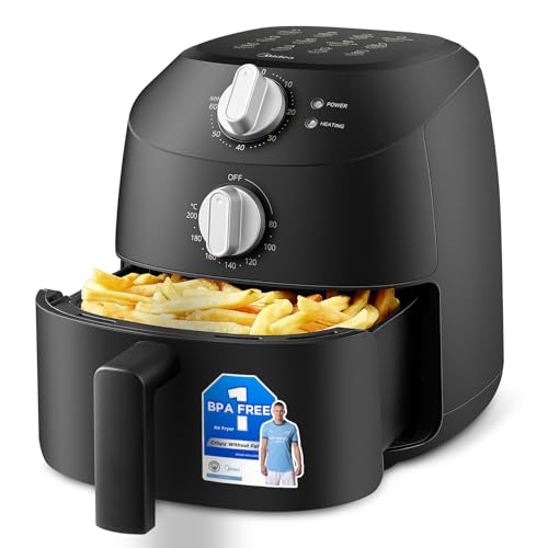 Midea Compact 2L Air Fryer – 12 Preset Menus, Adjustable... - Maison & Cuisine Amazon Royaume-Uni à 15.99€