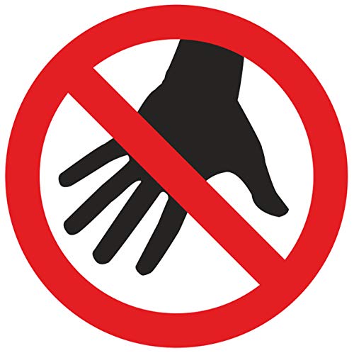 Spaß Kostet wetterfester Aufkleber Don't Touch - Loisirs Créatifs en promo à 1.99€