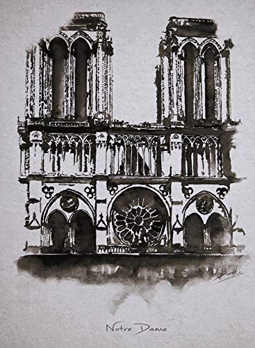 Arcoiris Home Quadro decorativo città Notre Dame 40 x 30 cm... - Amazon Italie à 13.94€