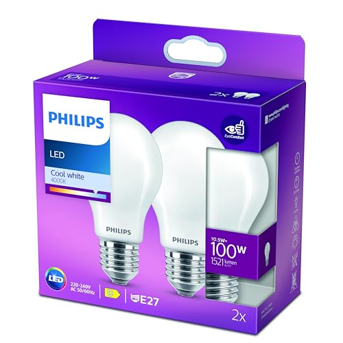 Philips Lampadina LED Goccia, 10.5W, attacco E27, Luce... - Amazon Italie à 11.98€