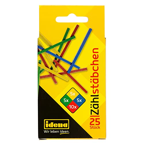 Idena 20101 - Bastoncini per contare in legno, confezione... - Jouets & Jeux Amazon Italie à 3.49€