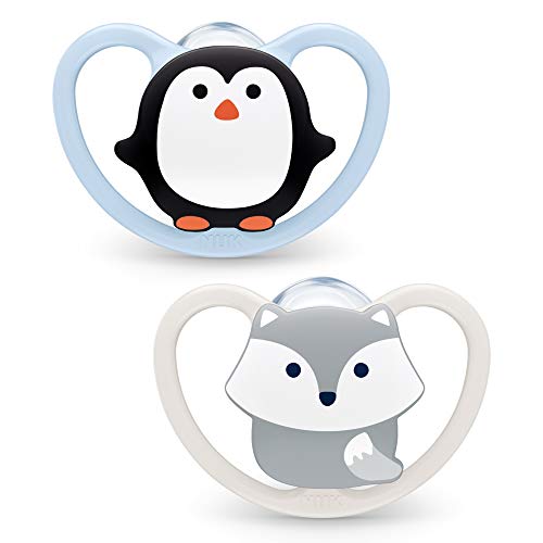 NUK Space Soothers | 0-6 Months | Extra Ventilation Dummies... - Bébé & Puériculture Amazon Royaume-Uni à 3.17€