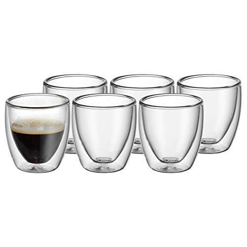 WMF Kult - Juego de 6 Tazas de Café Espresso 80 ml de Doble... - Jouets & Jeux Amazon Espagne à 22.69€
