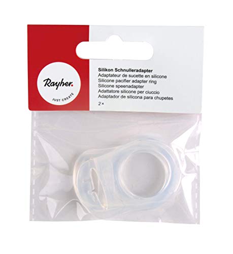 Rayher Adaptateur de tétine bébé, transparent, 2pces... en promo à 4,49€ (-31%) sur Amazon FR