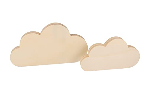 Artemio Set mit 2 Wolken aus Holz 'Artemio' 22 x 12 cm und... - Maison & Cuisine Amazon Allemagne à 7.74€