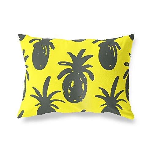 Le Jardin du Lin Kissen Zierkissenbezug Neongelb-Rauch... - Maison & Cuisine Amazon Allemagne à 5.28€