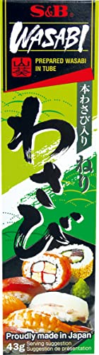 S&B Wasabi Pasta di Rafano Originale Giapponese in Tubo, 43g - Épicerie Amazon Italie à 2.60€