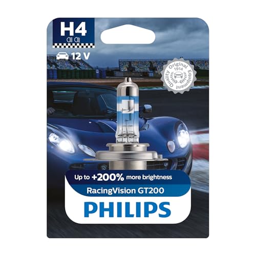 Philips RacingVision GT200 H4 bombilla Halógena faros... - Bricolage & Outils Amazon Espagne à 15.72€