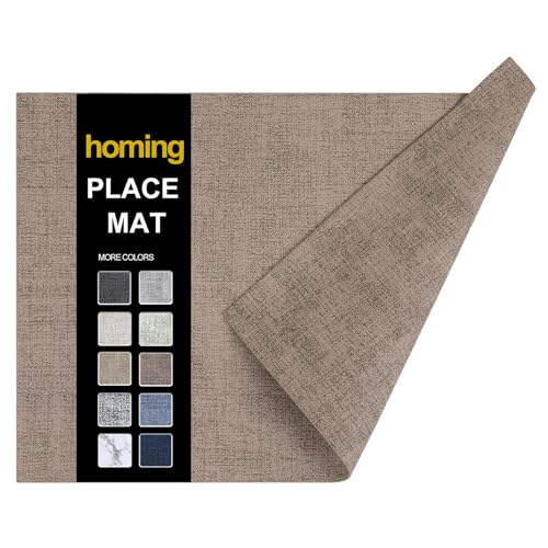 homing Kunstleder Hitzebeständige Tischsets 6er Set... - Maison & Cuisine Amazon Allemagne à 9.09€