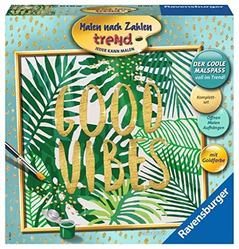 Ravensburger Pintura por números 28795 Good Vibes para... - Amazon Espagne à 6.48€