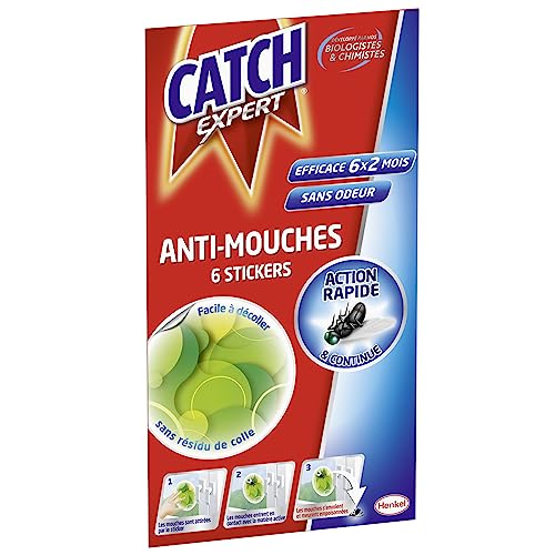 Catch Expert Mouches – Autocollants Anti–Mouches Décoratifs... - Animalerie en promo à 2.05€