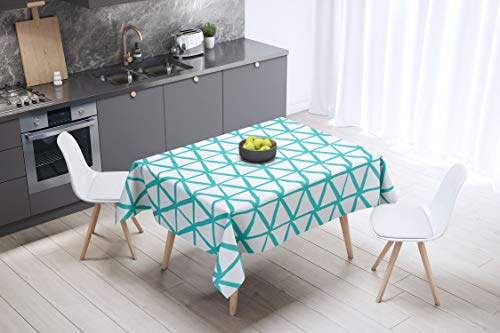Le Jardin du Lin Küchendekoration, Tischdecke, Türkis... - Home & Kitchen Amazon Germany à 6.32€