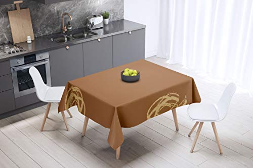 Le Jardin du Lin Küchendekoration, Tischdecke, Brauntöne... - Home & Kitchen Amazon Germany à 6.69€