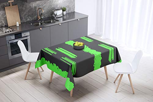 Le Jardin du Lin Küchendekoration, Tischdecke, Neongrüner... - Amazon Allemagne à 6.69€