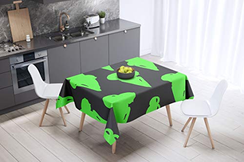 Le Jardin du Lin Küchendekoration, Tischdecke, Neongrüner... - Amazon Allemagne à 6.69€