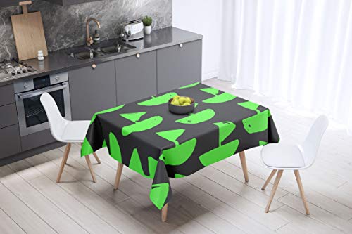 Le Jardin du Lin Küchendekoration, Tischdecke, Neongrüner... - Maison & Cuisine Amazon Allemagne à 6.78€