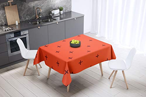 Le Jardin du Lin Küchendekoration, Tischdecke, Orange... - Amazon Allemagne à 6.69€