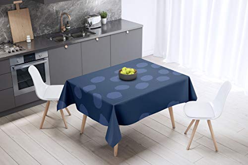Bonamaison Kitchen Decoration, Tablecloth, Blue, 140 x 140... - Amazon Royaume-Uni à 8.81€