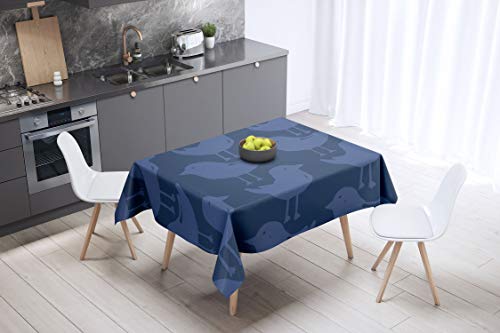 Le Jardin du Lin Küchendekoration, Tischdecke, Blau, 140 x... - Maison & Cuisine Amazon Allemagne à 6.29€