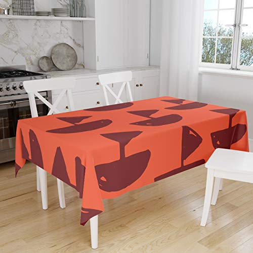 Le Jardin du Lin Küchendekoration, Tischdecke, Orange... - Maison & Cuisine Amazon Allemagne à 7.47€