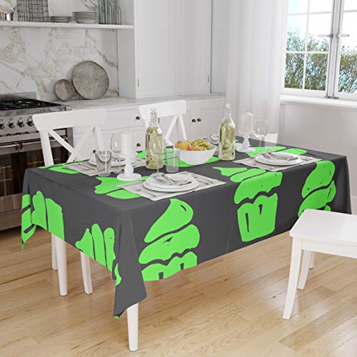 Le Jardin du Lin Küchendekoration, Tischdecke, Neongrüner... - Home & Kitchen Amazon Germany à 7.47€