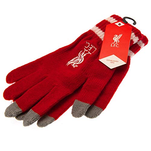 Liverpool FC Touchscreen Knitted Gloves Adult - Sports & Fitness Amazon Royaume-Uni à 11.23€