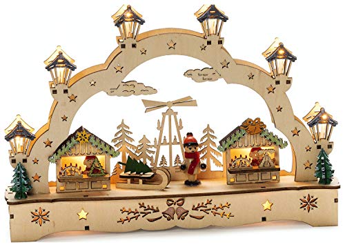 Konstsmide Holzsilhouette 2 Häuser und Junge, holzfarben... - Sports & Fitness Amazon Allemagne à 13.77€