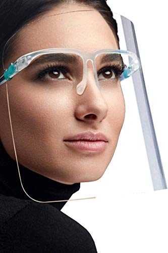 10pk Omnitex Face Shield with Glasses, Spectacle Frame Full... - Santé & Bien-être Amazon Royaume-Uni à 1.99€